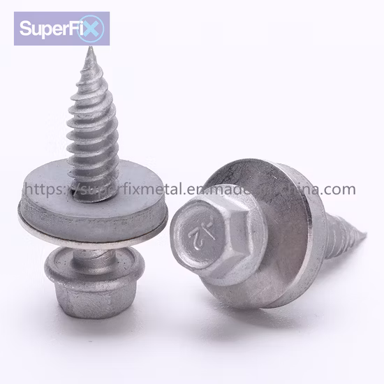 A2+420/CS Stainless Steel Bimetal Hex Head Self Tapping Screw